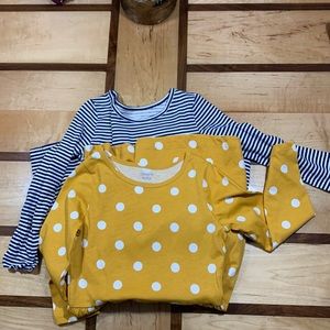 Carters long sleeve cotton dresses